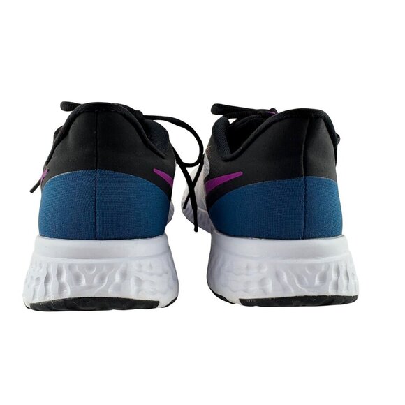 Nike Revolution 5 Women's Size 9 Running Shoes Sneakers White Blue Black Purple - Picture 9 of 12